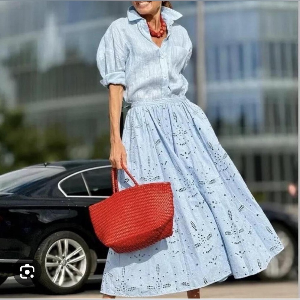 Zara Embroidered Skirt ZW  Collection. New With Tags.